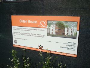 Project description for 'Olden House' faculty accommodation.