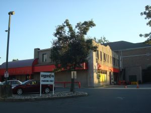 This building at Nassau and Maple Street is a potential site for mixed-use development. (Click to expand)