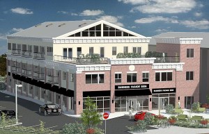 A rendering of the proposed redevelopment of the 255 Nassau site. (Image courtesy of 