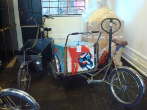 Cargo bikes in Christiania. (Click to expand)
