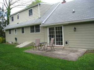 Back yard at 32 N Harrison Street, Princeton (click to expand.)