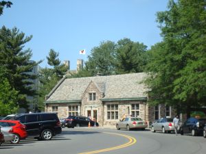 The same area of University Place, at Princeton Reunions Day earlier this year. The Fences came soon after. (click to expand.)