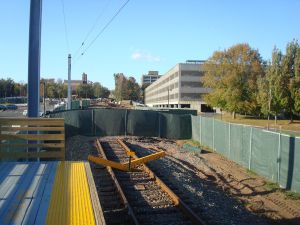 Princeton's Dinky Line has been severed half-way along Alexander Street. Can another transit mode replace cars for people trying to reach downtown? (click to expand.)