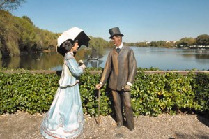 "Yes, it's true my dear, we will have to walk a full 10 minutes to get to the parking lot from here." (click to expand.)