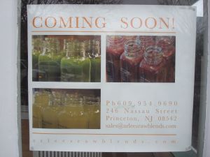 Sign in window of future Arlee's Raw Blends store. (click to expand.)