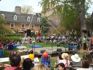 Crowds fill Palmer Square at Communiversity 2013. (Click to expand.)