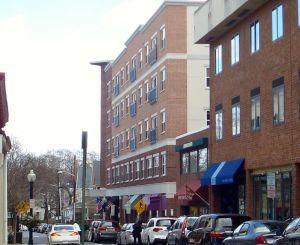 New Jersey towns build nowhere near enough multi-family housing such as this on Spring Street in Princeton. (Click to expand.)