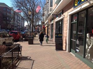 Active, pedestrian-oriented retail in Somerville, NJ. (Click to expand.)