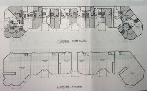 Floor plan of residential level of Building 1 in proposed 'Ellsworth II' redevelopment. (click to expand.)