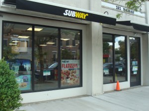 New Subway sandwich store at 252 Nassau Street in Princeton. (click to expand.)