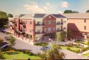 Photograph of the final, approved 255 Nassau Street development, as presented to Princeton Planning Board June 5. (click to expand).