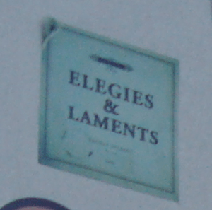 'Elegies and Laments'