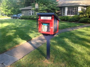 A 'Little Free Library' on Prospect Avenue in Princeton. (click to expand.)