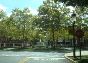Village Boulevard at Princeton Forrestal Village. (click to expand.)