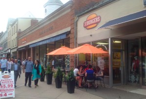 '30 Burgers', which opened last week at Nassau Street in downtown Princeton. (click to expand.)