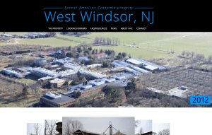 Screenshot of Howard Hughes website about redevelopment of their American Cyanamid site property. (click to expand, via .com)