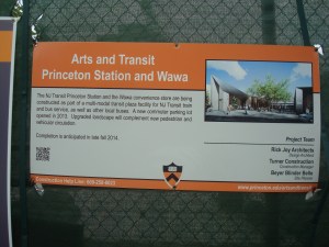 Impression of new Transit Plaza and Arts campus at Princeton University. (click to expand.)