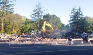 The scene at the old Valley Road garage in Princeton this morning. (click to expand)