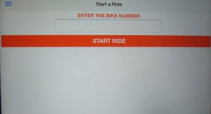 Open the 'Zagster' app to start a new rental session. (click to expand.)