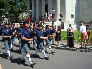 Princeton University's campus is a site for all kinds of activities, such as bagpiping. The University is now gathering info on how members of the community use the campus. (click to expand.
