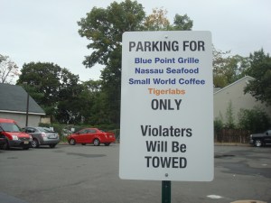 Princeton is full of hidden parking lots, which are often less then half-full even at busy times. (click to expand).
