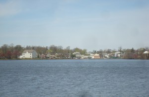 View across Lake Manalapan from Thompson Park in Monroe Township, NJ. (click to expand).