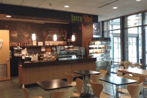 Terra Libri coffee shop at Princeton Public LIbrary. (click to expand)