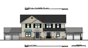 Rejected duplex homes intended for Bayard Lane. (click to expand) 