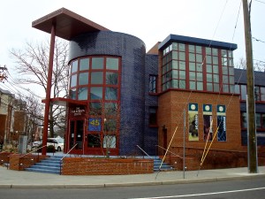 The striking Paul Robeson Center for the Arts, designed by Michael Graves, and on the tour (click to expand).