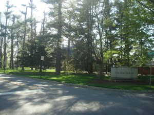 The Hun School on Edgerstoune Rd: hard to get to on foot. (click to expand)