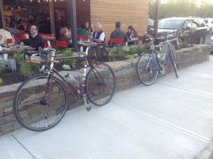 Improvised bike parking (click to expand)