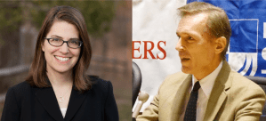 Princeton Mayoral Candidates, Liz Limpet and Peter Marks (click to expand)