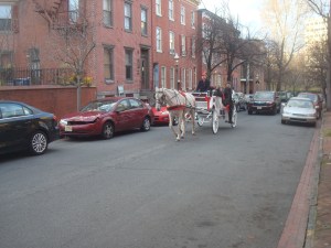 Horse and buggy rides as part of Mill Hill House tour. (click to expand)